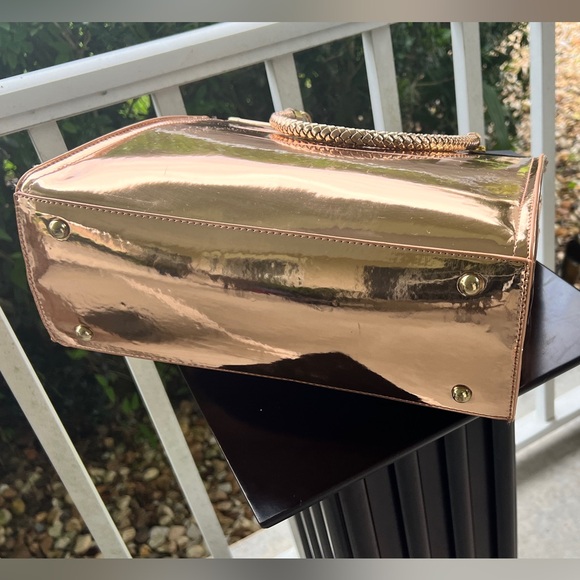 BeBe Metallic Rose Gold Bag - Picture 7 of 8
